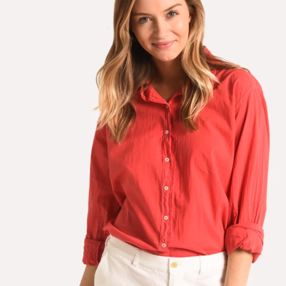 XiRENA - Red Beau Shirt - Old Flame - XS